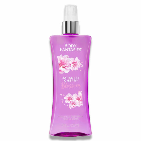Body Fantasies - Signature Japanese Body Spray Cherry Blossom Fragrance 8 oz - 12 Pack