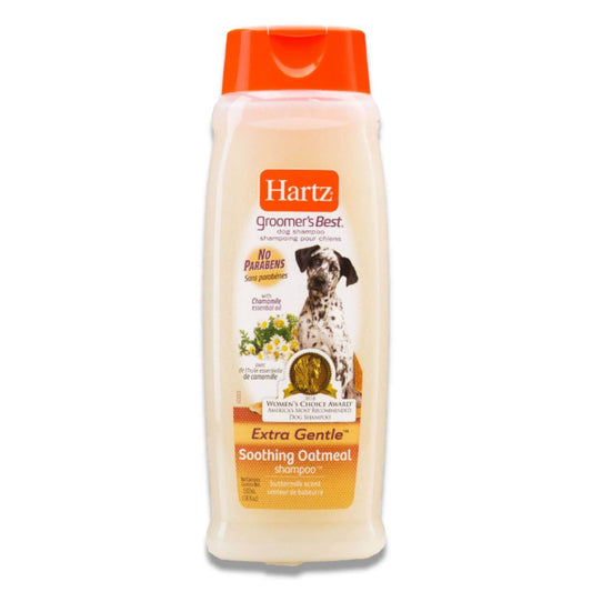 Hartz - Groomer's Best Extra Gentle Oatmeal Shampoo for Dogs - 18 oz - 12 Pack