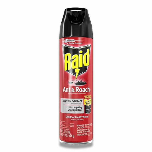 Raid - Ant and Roach Killer, Outdoor Fresh - 17.5 Oz - 12 Pack