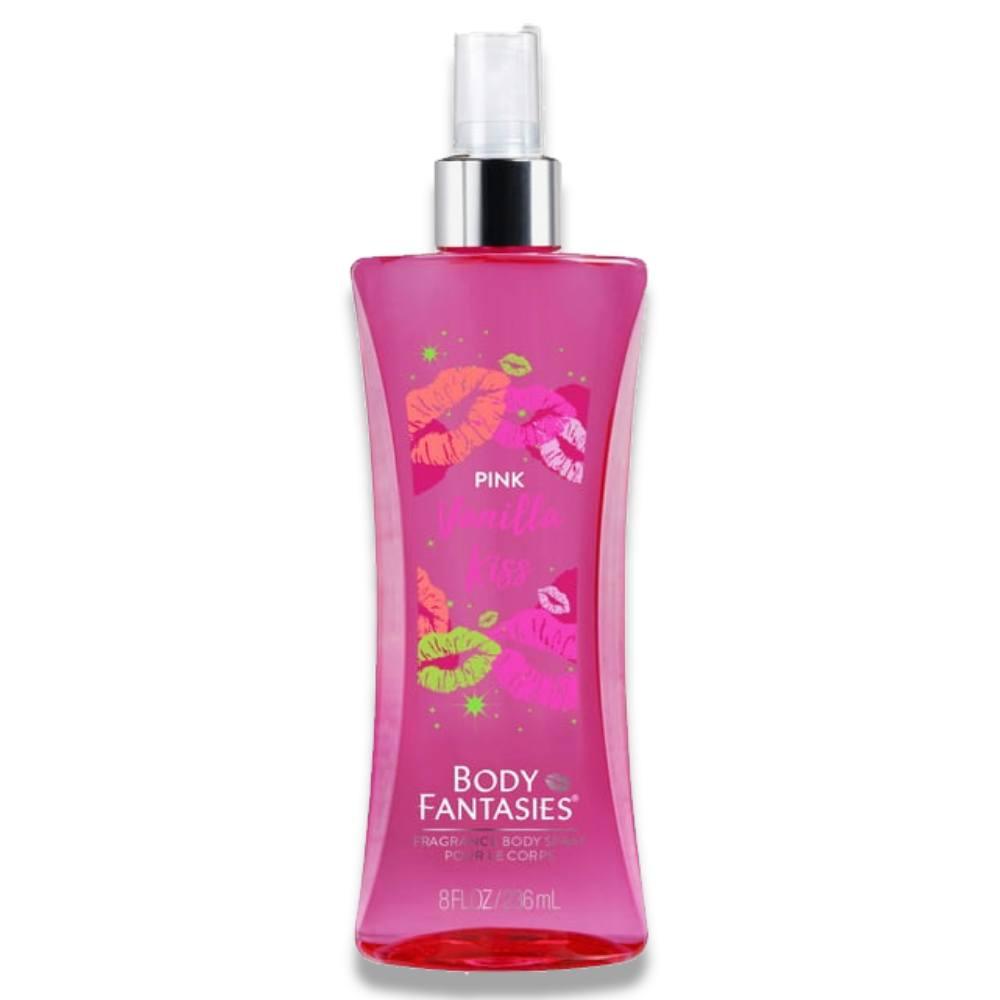 Body Fantasies - Signature Pink Vanilla Kiss Fragrance Body Spray - 236 ml - 12 Pack