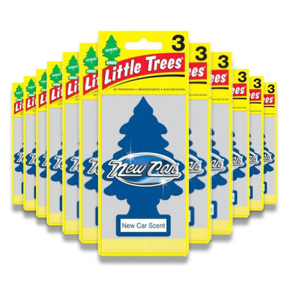 Little Trees - Air Freshener, New Car Scent - 3 Ct - 16 Pack