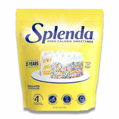 Splenda - Zero Calorie Sweetener, Granulated Sugar Substitute - 8 Count Each - 9.7 Oz - 8 Pack
